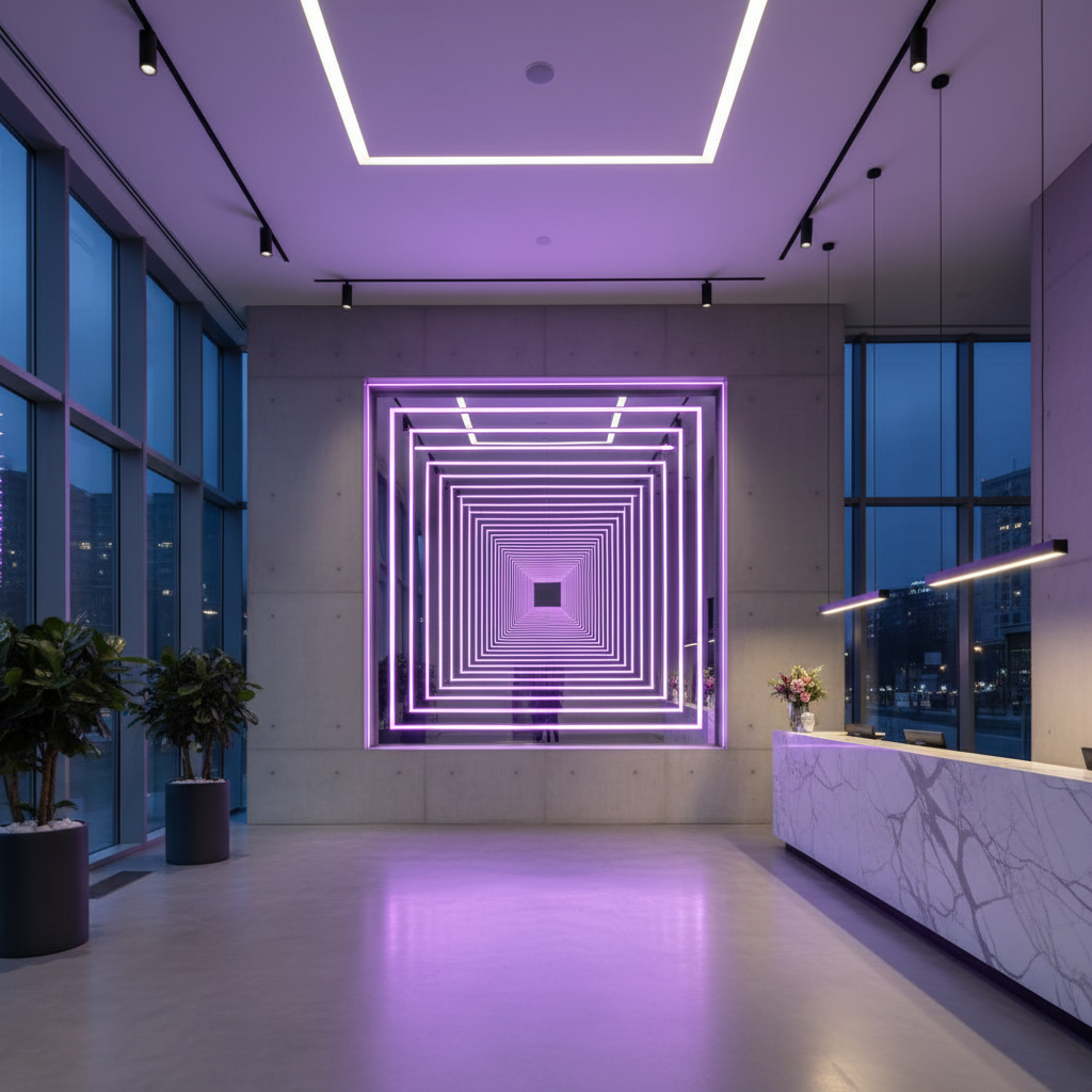 Espejo Infinito en Hotel